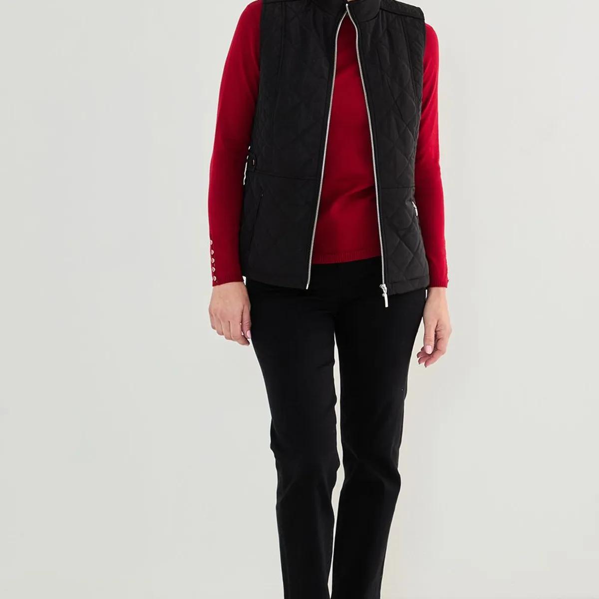 MA GRIFFE - Parka Negro Mujer Magriffe
