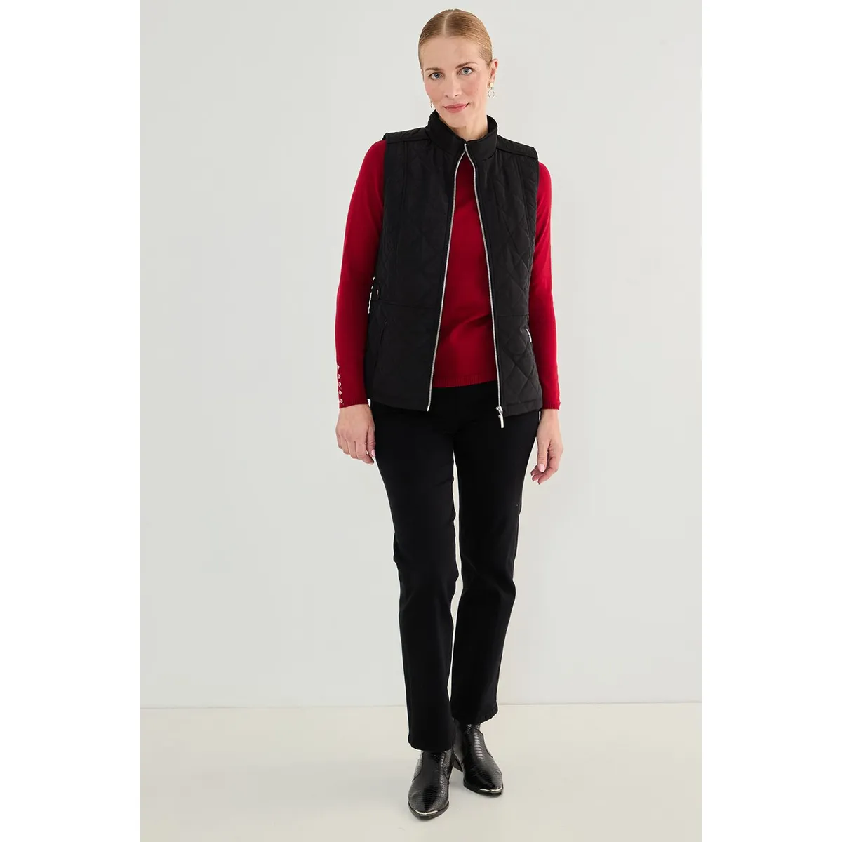 MA GRIFFE - Parka Negro Mujer Magriffe