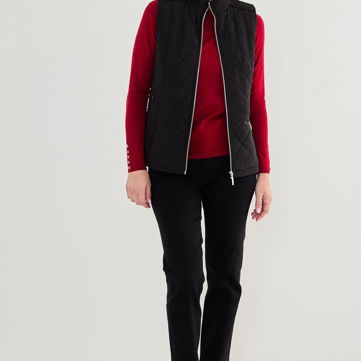 MA GRIFFE - Parka Negro Mujer Magriffe