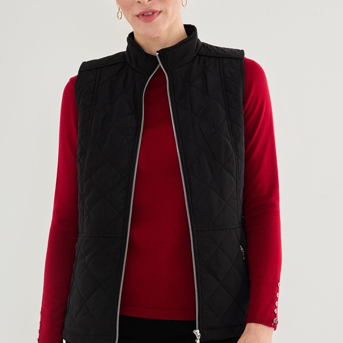 MA GRIFFE - Parka Negro Mujer Magriffe