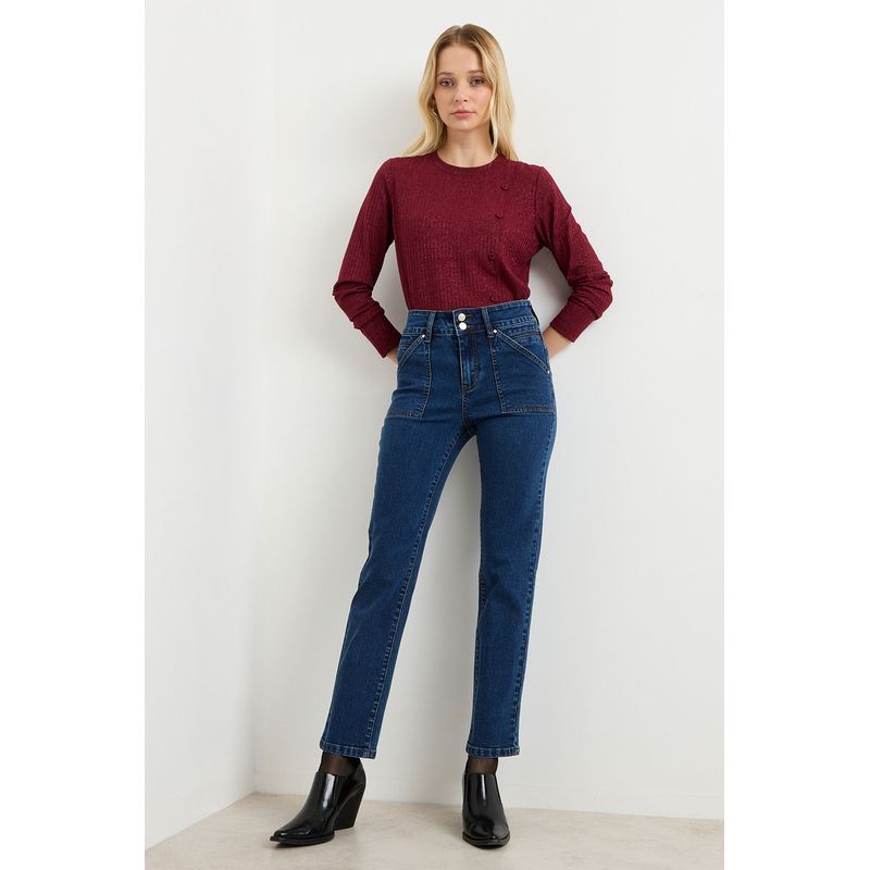 ASH - Jeans Azul Marino Mujer Ash
