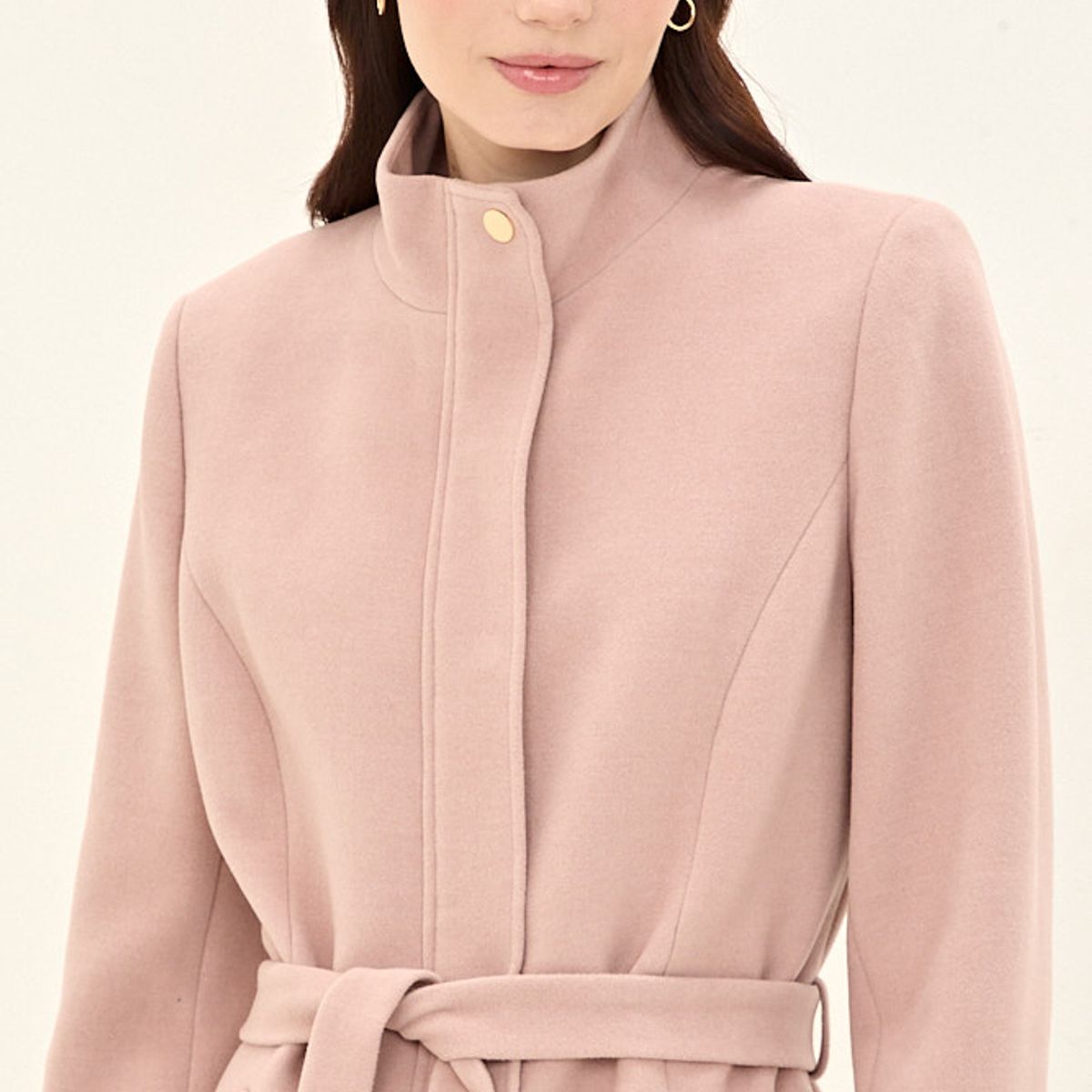 MA GRIFFE - Chaqueton Rosado Mujer Magriffe