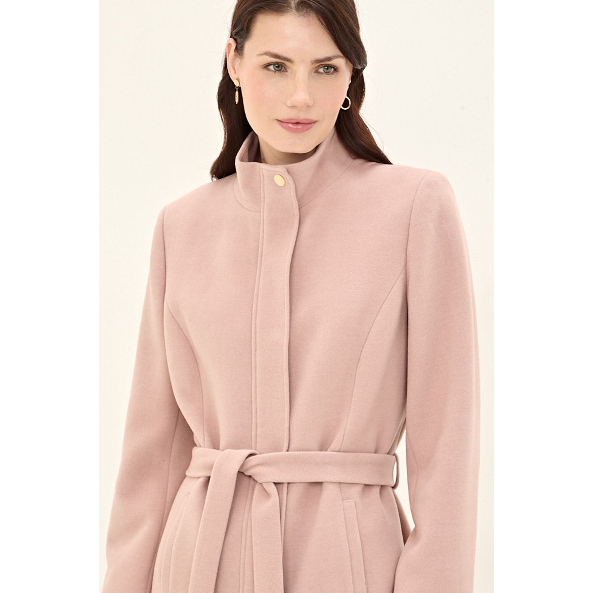 MA GRIFFE - Chaqueton Rosado Mujer Magriffe