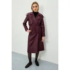 IO - Trench Morado Mujer