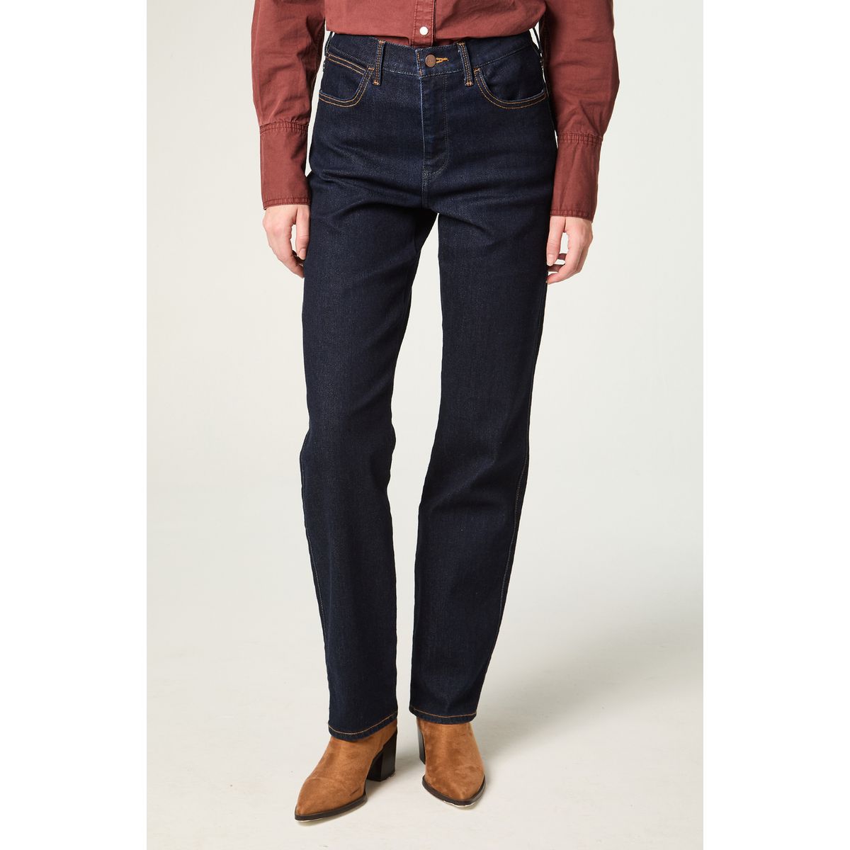 WRANGLER - Jeans Mujer  Straight Indigo