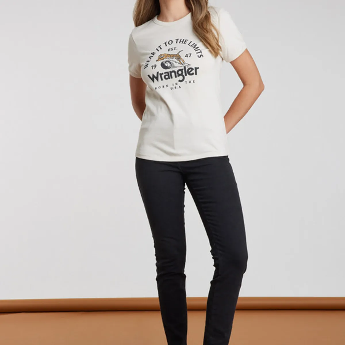 WRANGLER - Jeans Mujer  Skinny Black Wash