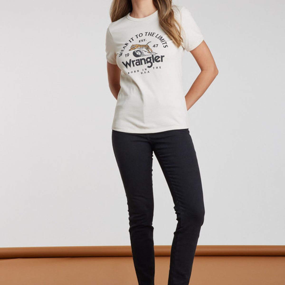 WRANGLER - Jeans Mujer  Skinny Black Wash