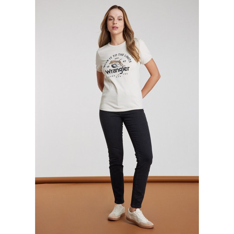 WRANGLER - Jeans Mujer  Skinny Black Wash