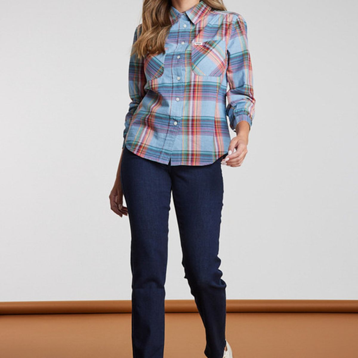 WRANGLER - Jeans Mujer  Slim Blue Wash