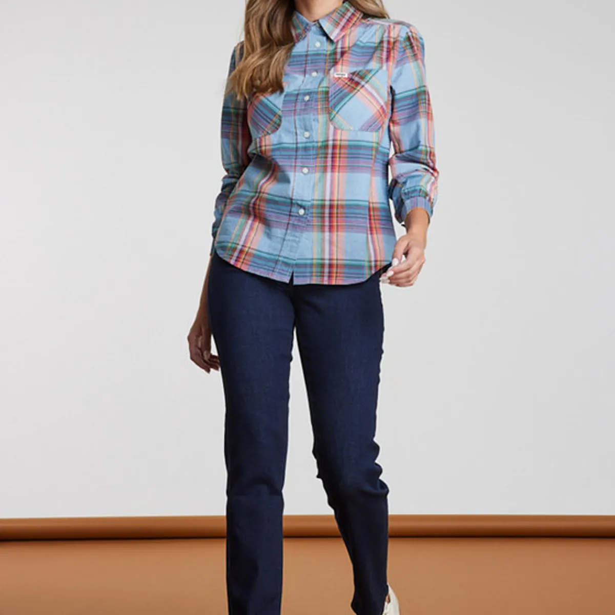 WRANGLER - Jeans Mujer  Slim Blue Wash