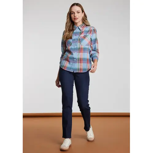 WRANGLER - Jeans Mujer Slim Blue Wash