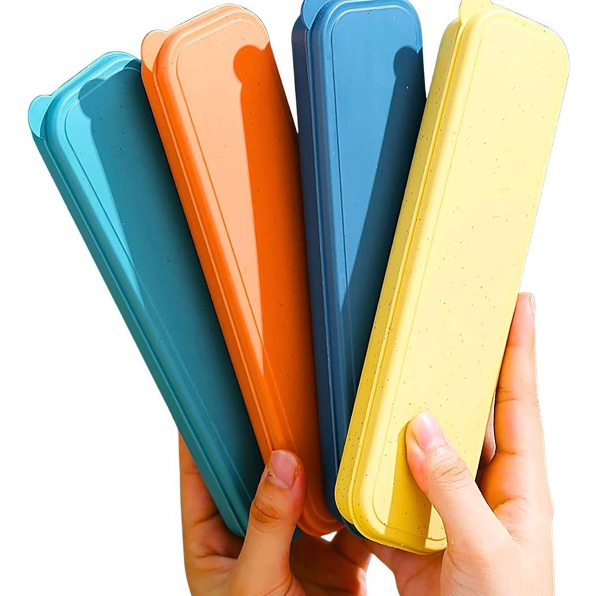 GENERICO - Set de Cubiertos Ecológicos Portátiles para Camping 6 Piezas