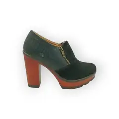 HERIEL - Zapato Negro Taco Mujer