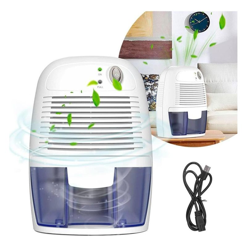 GENERICO - Deshumidificador Eléctrico de 500ml Eficaz para el Hogar y Oficina