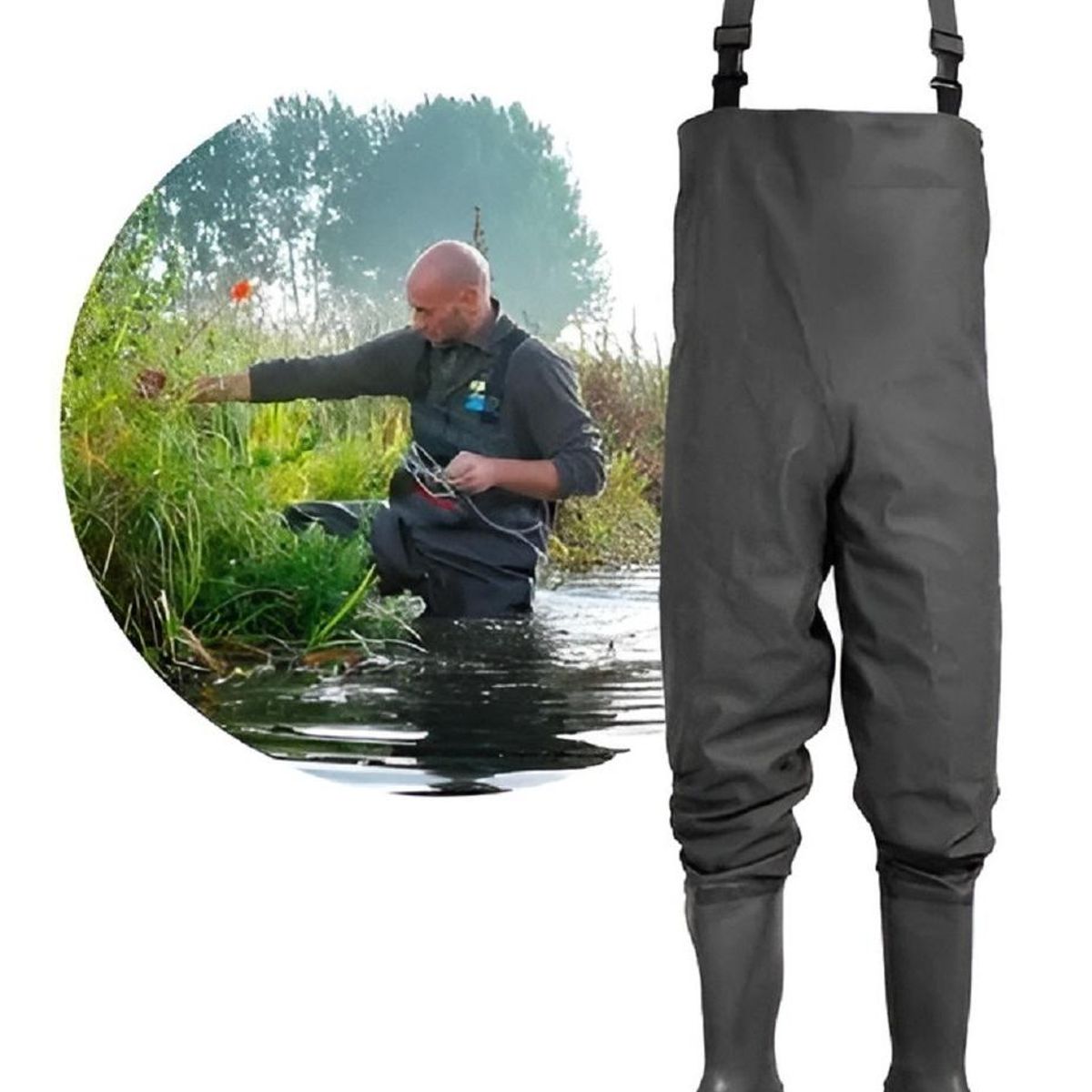 GENERICO - Waders Impermeables de Pesca para Hombres y Mujeres