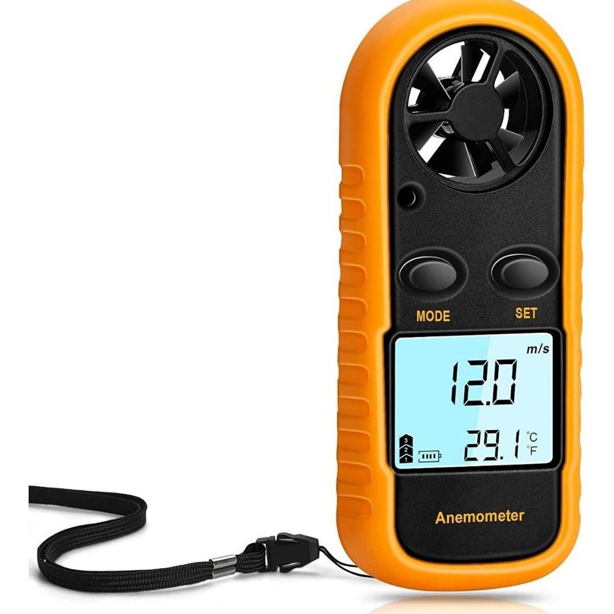 GENERICO - Anemómetro y Termómetro Multifuncional para Aire