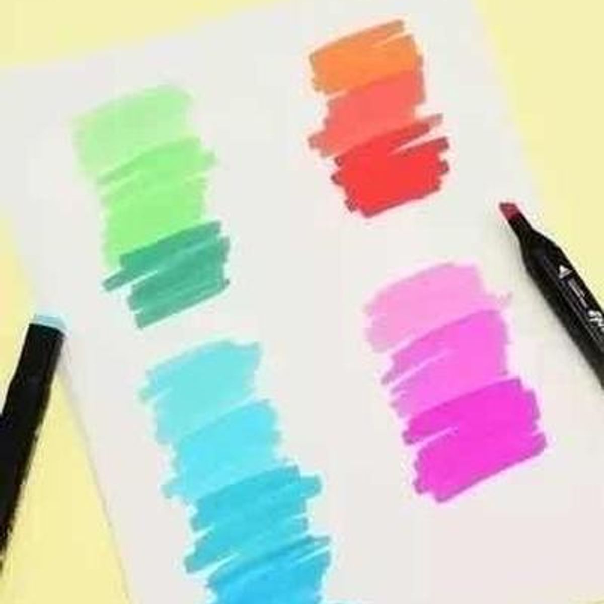 GENERICO - Estuche de 168 Lápices Doble Cabeza para Colorear