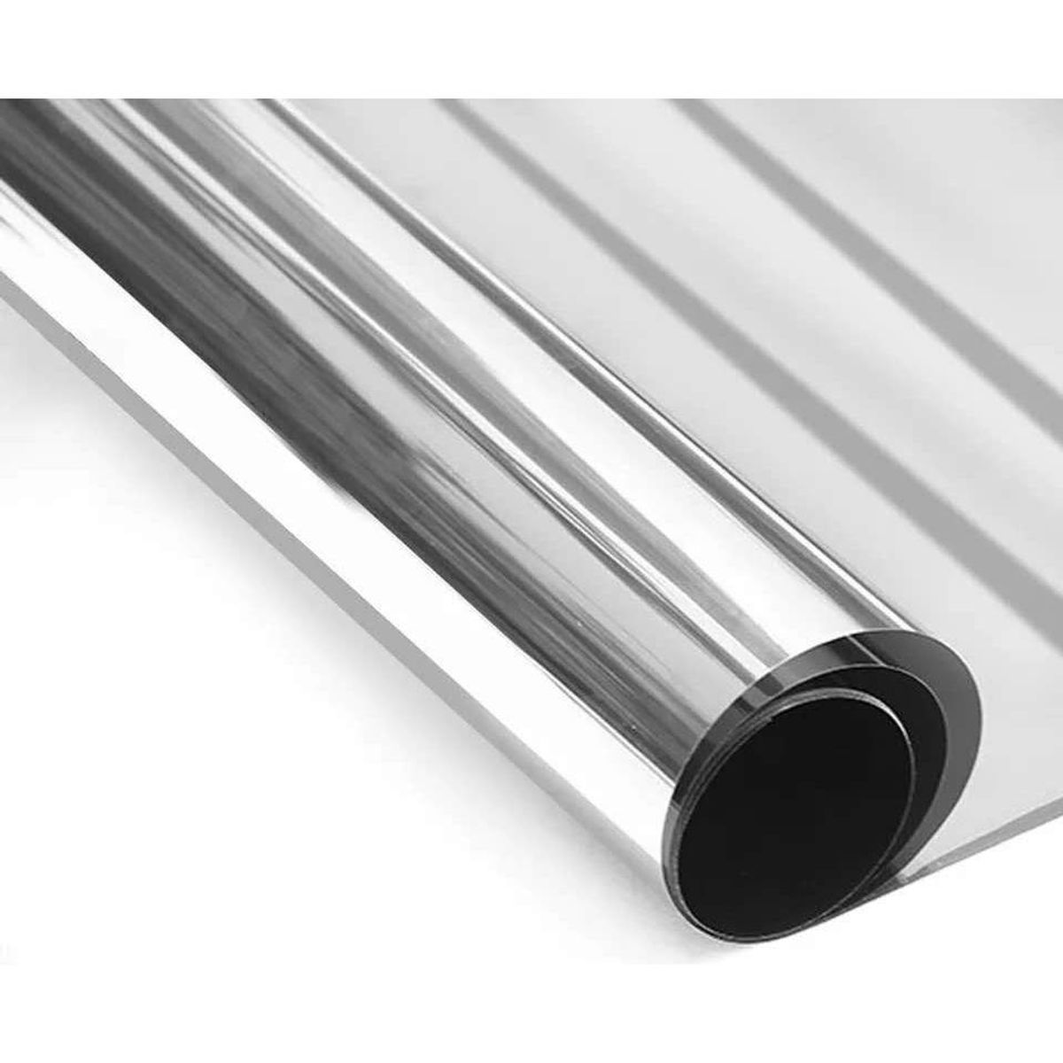 GENERICO - Papel Polarizado Espejado Cromo Silver 15% para Ventanas