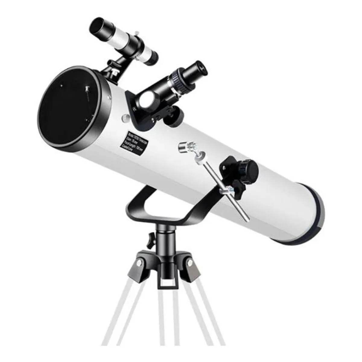 GENERICO - Telescopio Astronómico 76 mm con Trípode Ajustable