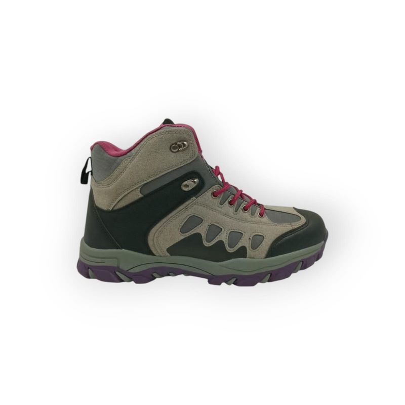HERIEL - Zapatilla Outdoor Gris Mujer.