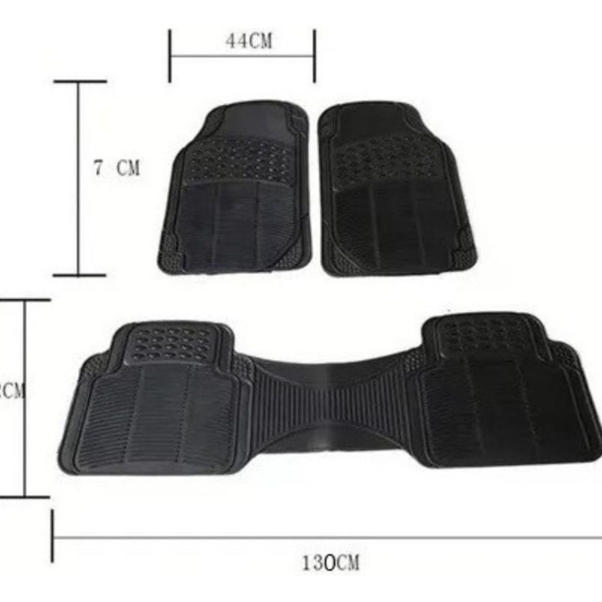 GENERICO - Set de 3 Alfombrillas Antideslizantes para Autos