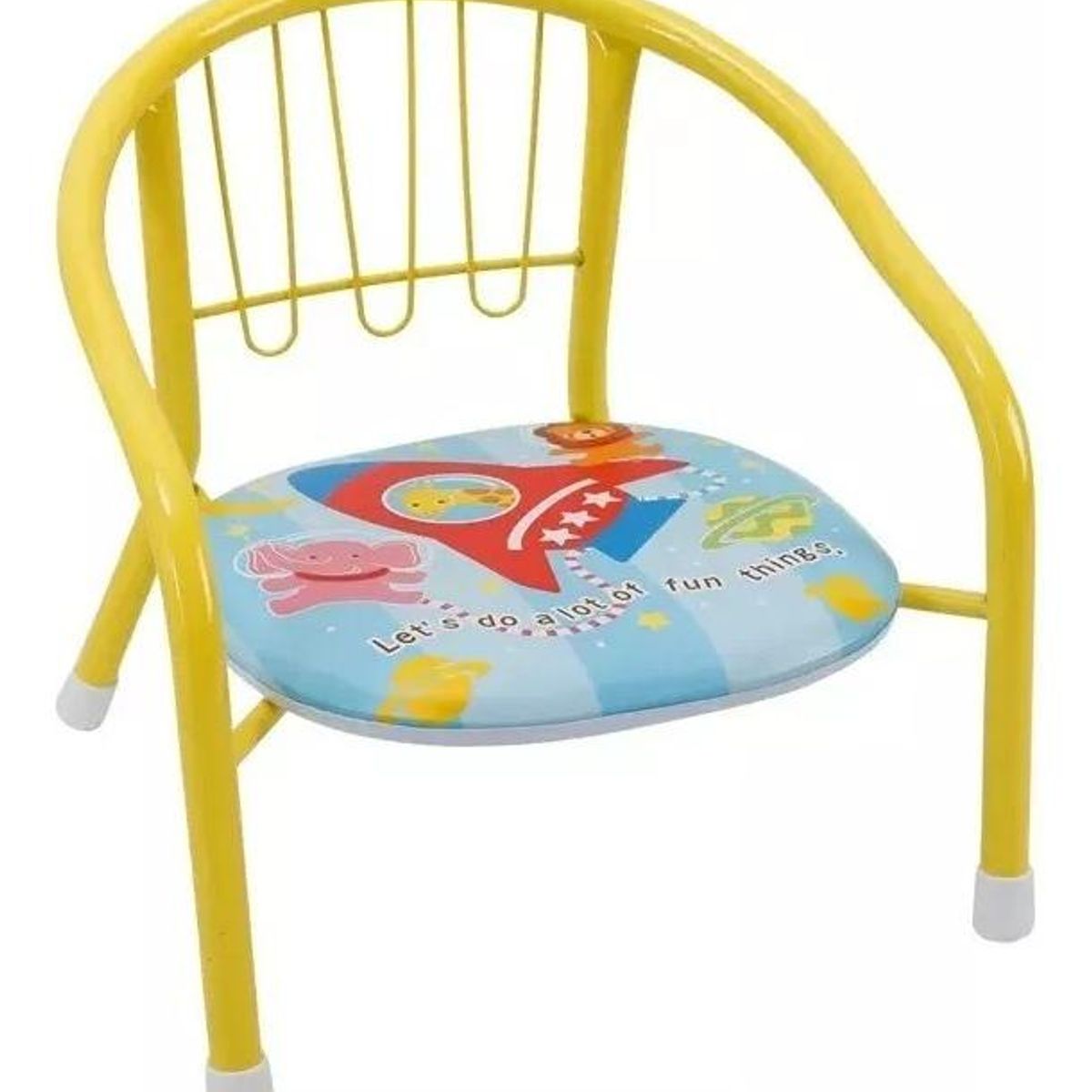 GENERICO - Silla Metálica para Niños Varios Colores y Diseño