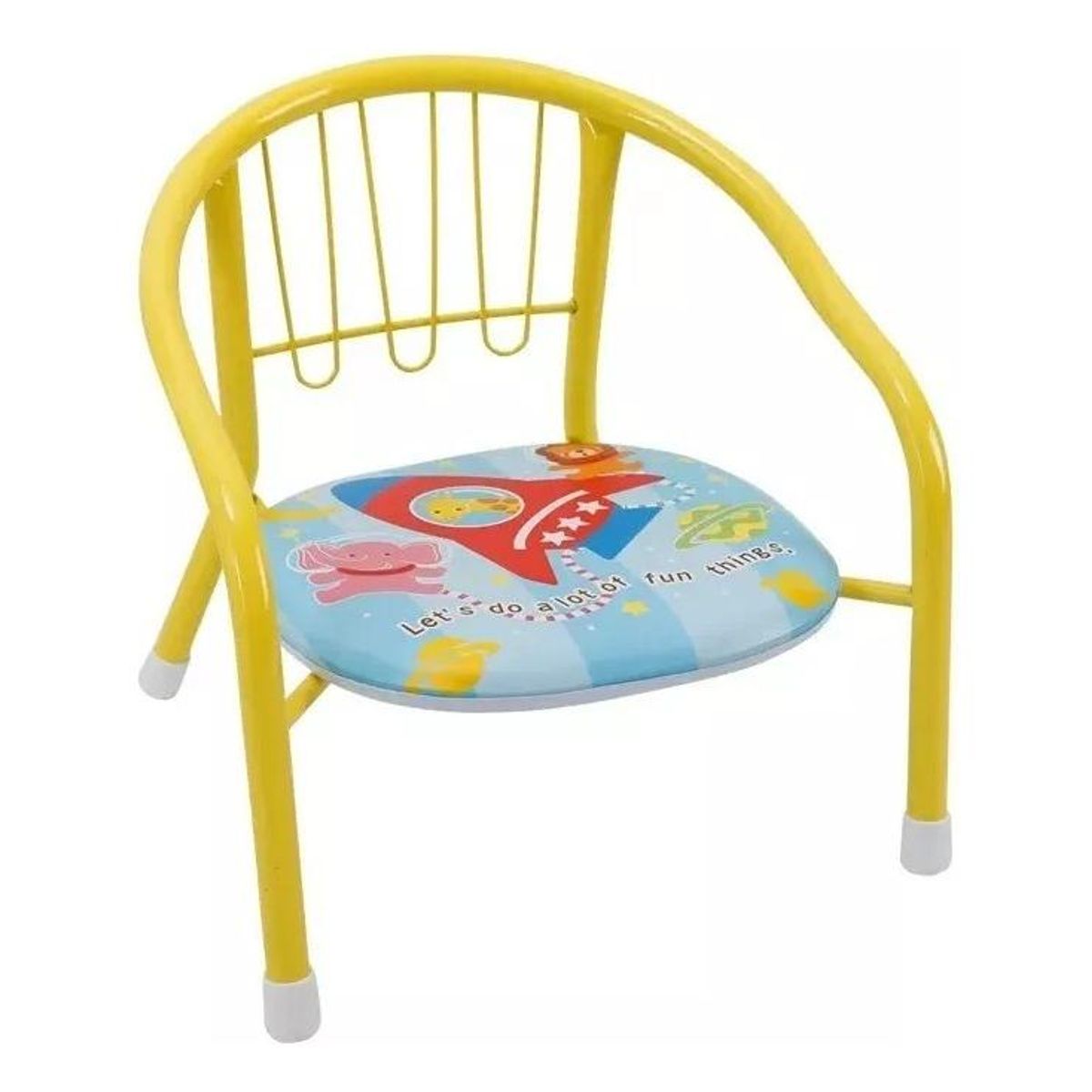 GENERICO - Silla Metálica para Niños Varios Colores y Diseño