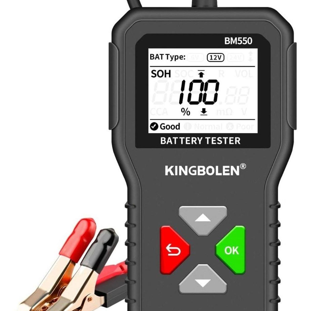 GENERICO - Analizador de Batería Automotriz 6V12V24V con Prueba Rápida