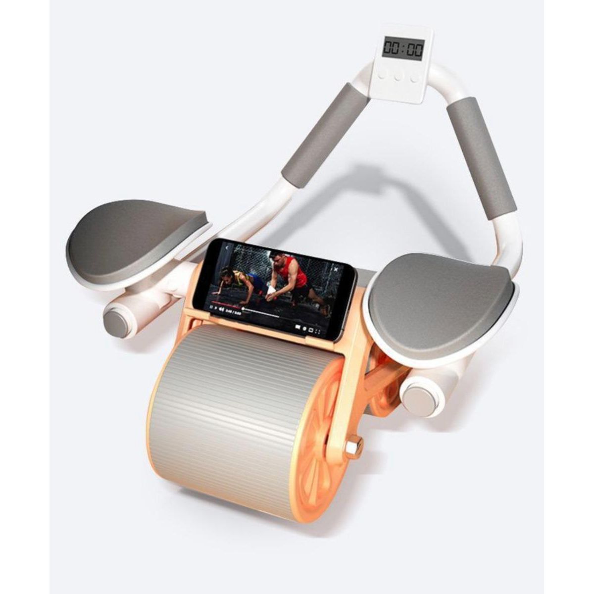 GENERICO - Rueda Abdominal Multifuncional con Colchoneta Antideslizante