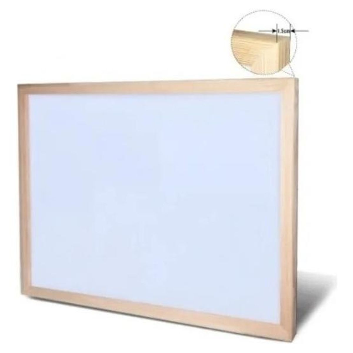 GENERICO - Pizarra Acrílica Multiuso 20x30 cm con Marco de Madera