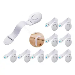 GENERICO - Pack de 10 Trabas de Seguridad para Muebles