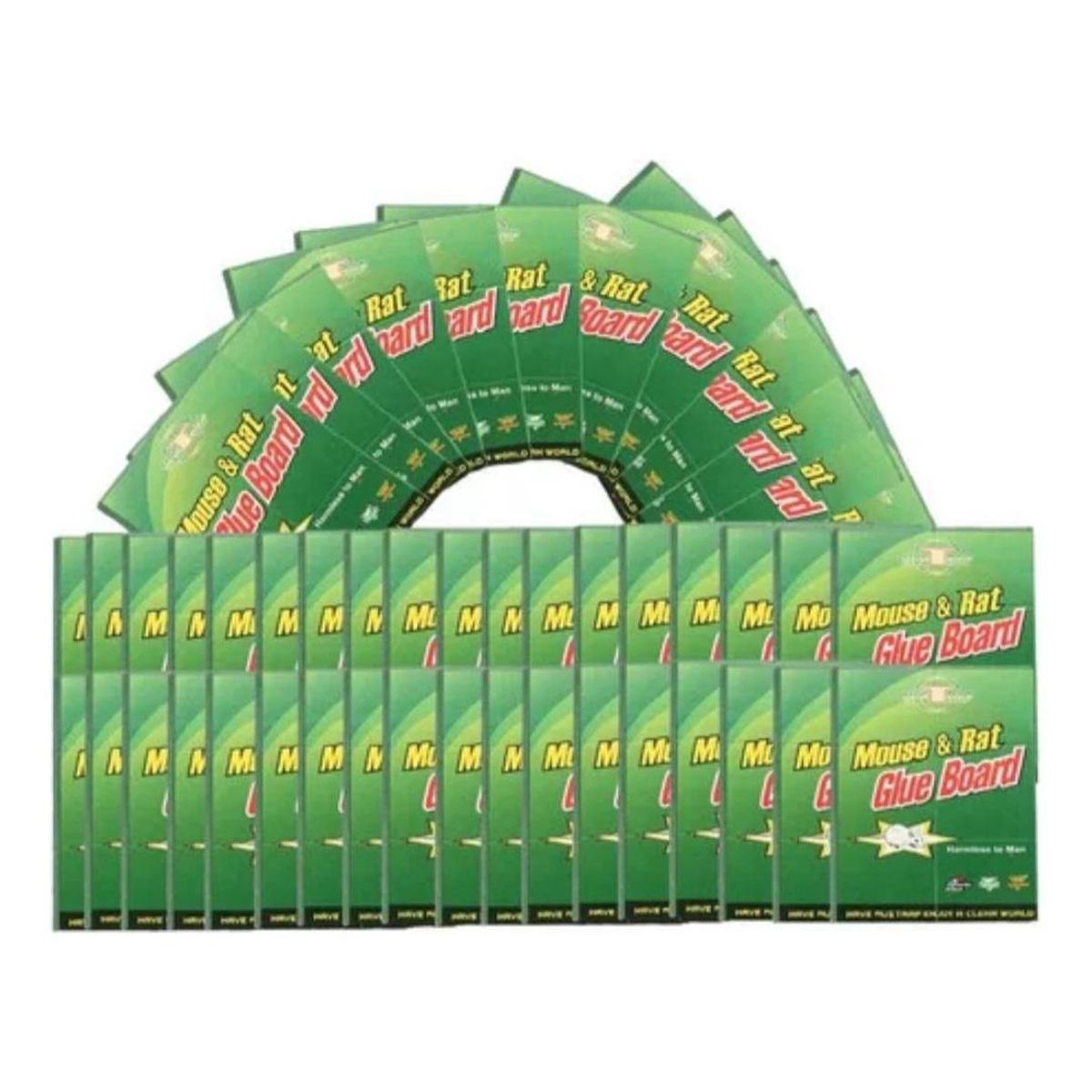 GENERICO - Trampa Pegajosa para Ratones - 100 Unidades Ecológicas