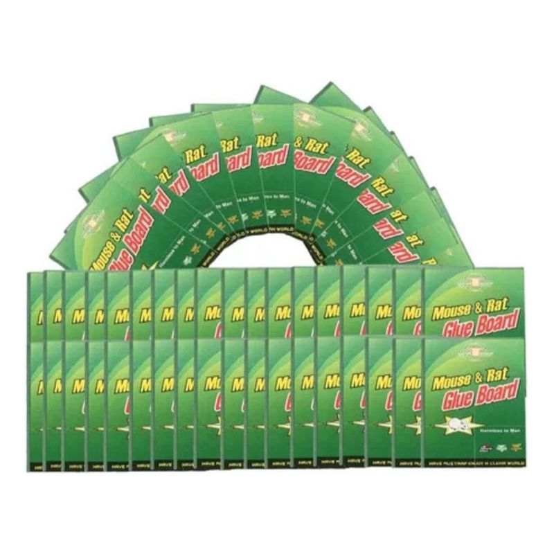 GENERICO - Trampa Pegajosa para Ratones - 100 Unidades Ecológicas