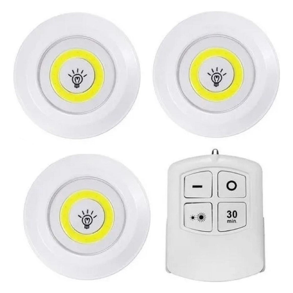 Juego de 3 Luces LED Portátiles Inalámbricas, marca GENERICO - Foto 2