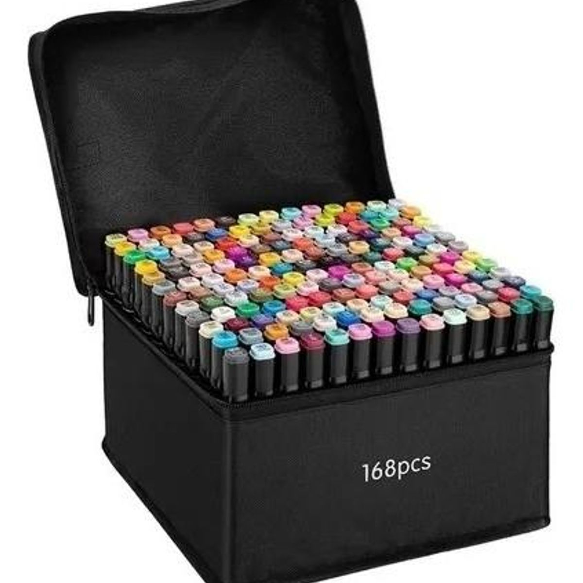 GENERICO - Set de 168 Rotuladores Doble Punta para Arte y Manualidades