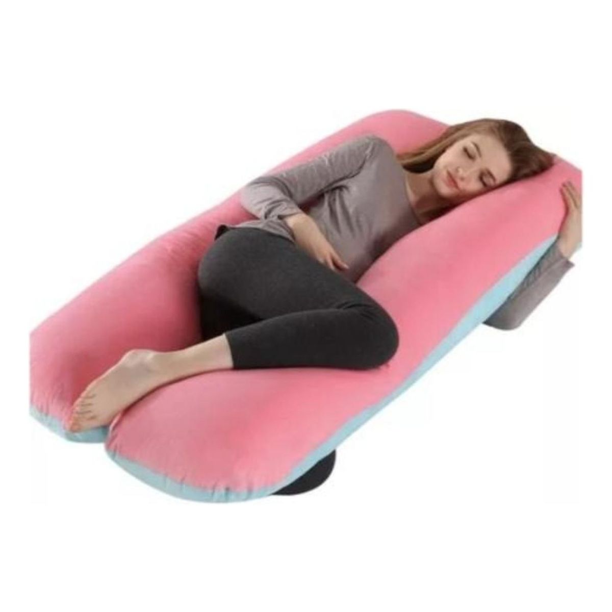 GENERICO - Cojín Almohada Maternal U Multiusos con Funda Extra Suave