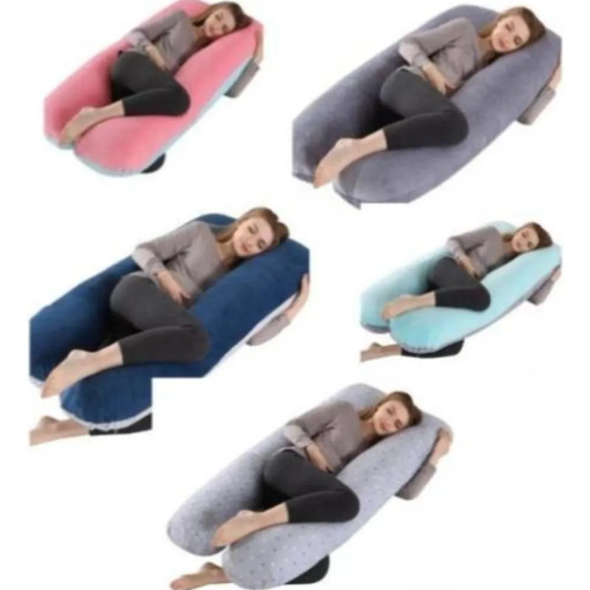 GENERICO - Cojín Almohada Maternal U Multiusos con Funda Extra Suave