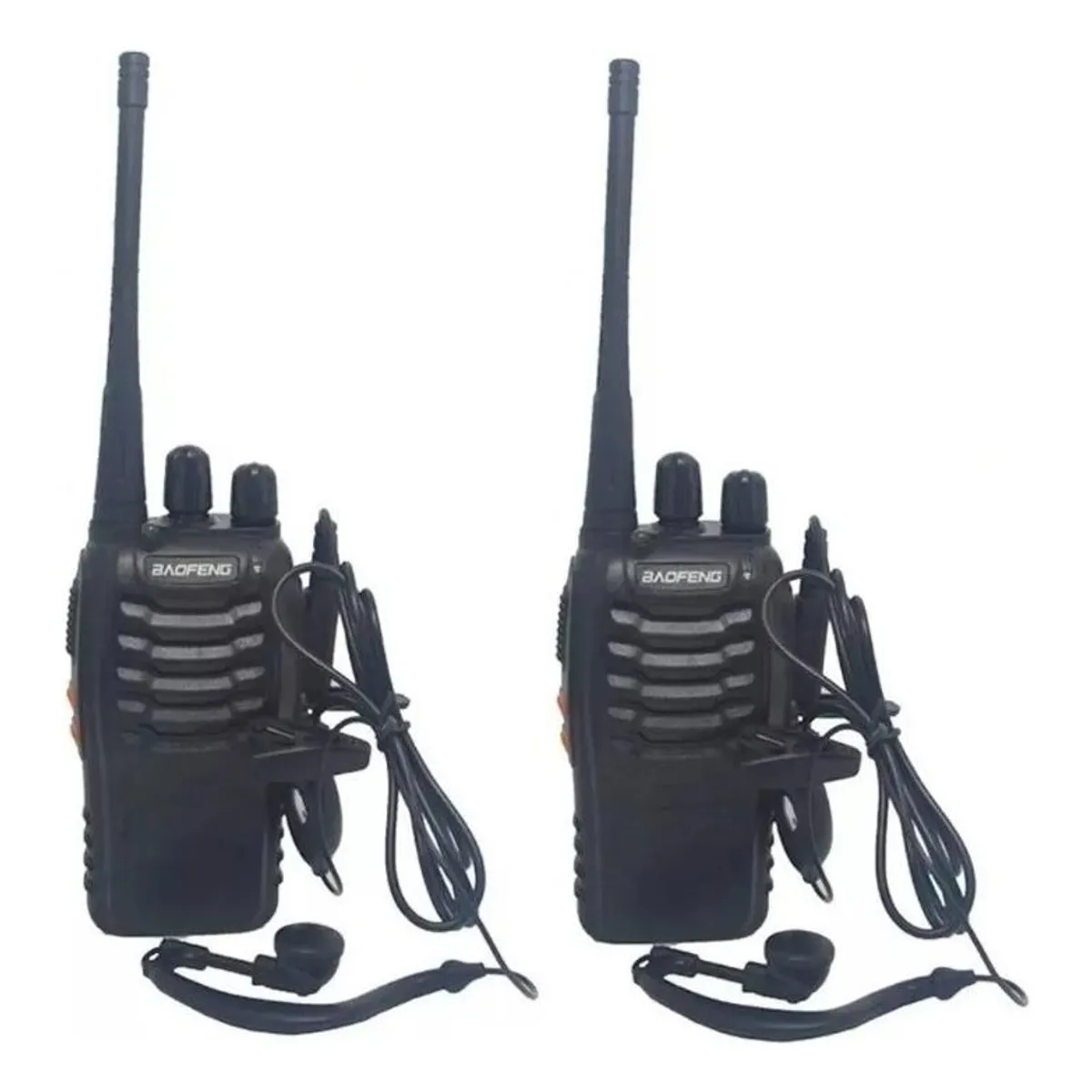 GENERICO - Pack de 2 Walkie Talkies UHF con Linterna LED