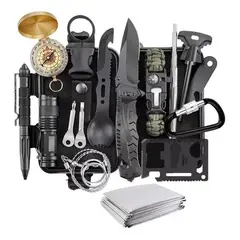 GENERICO - Kit de Supervivencia para Camping y Aventuras al Aire Libre