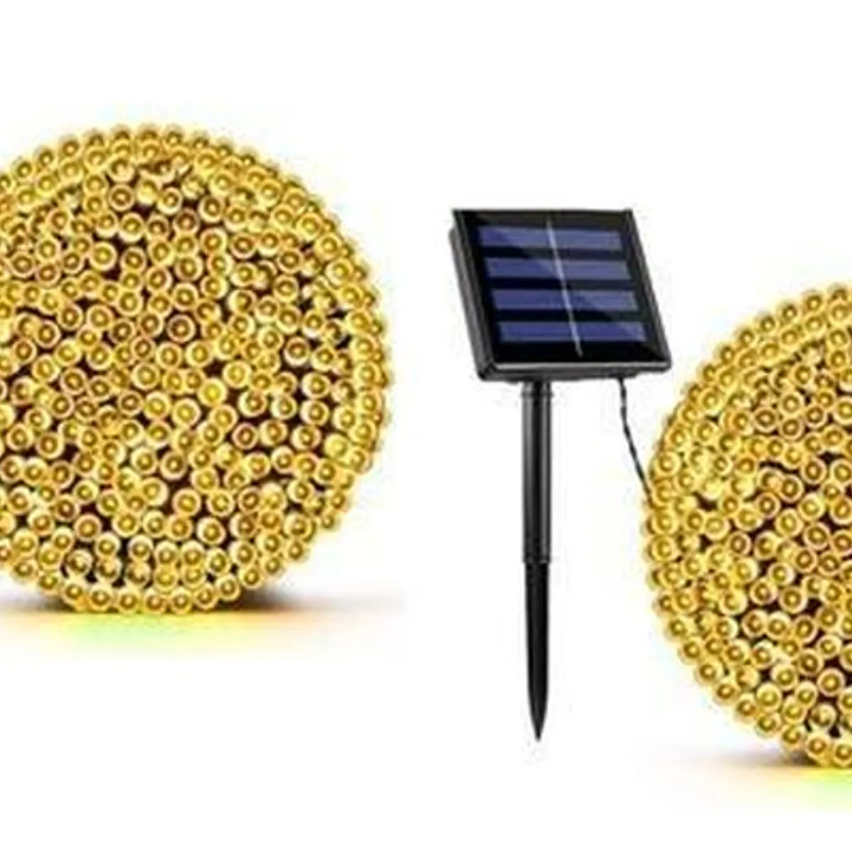 GENERICO - Guirnalda Solar de Luces - 10 Metros y 100 LEDs