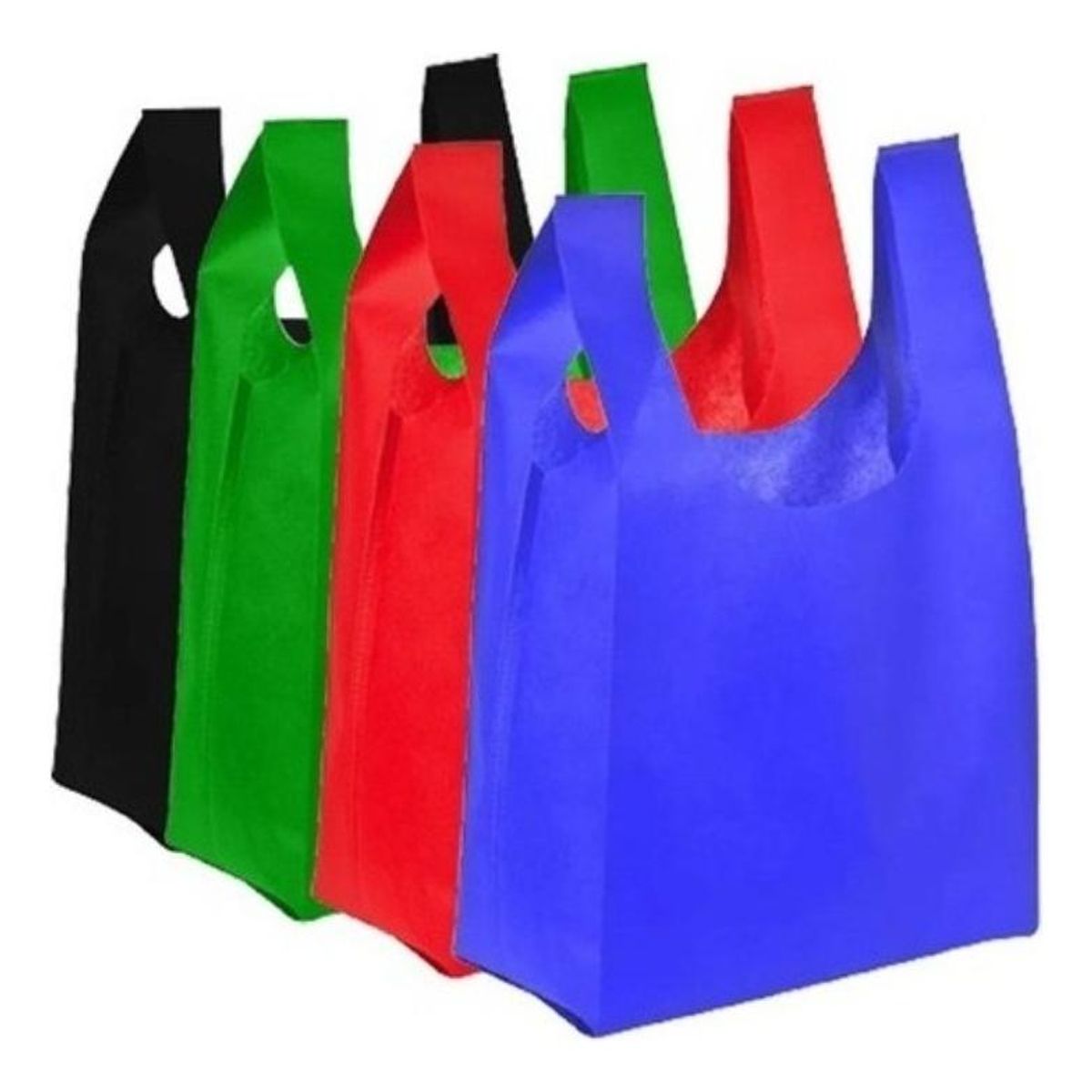 GENERICO - Pack de 500 Bolsas Ecológicas Reutilizables TNT 60x35 cm