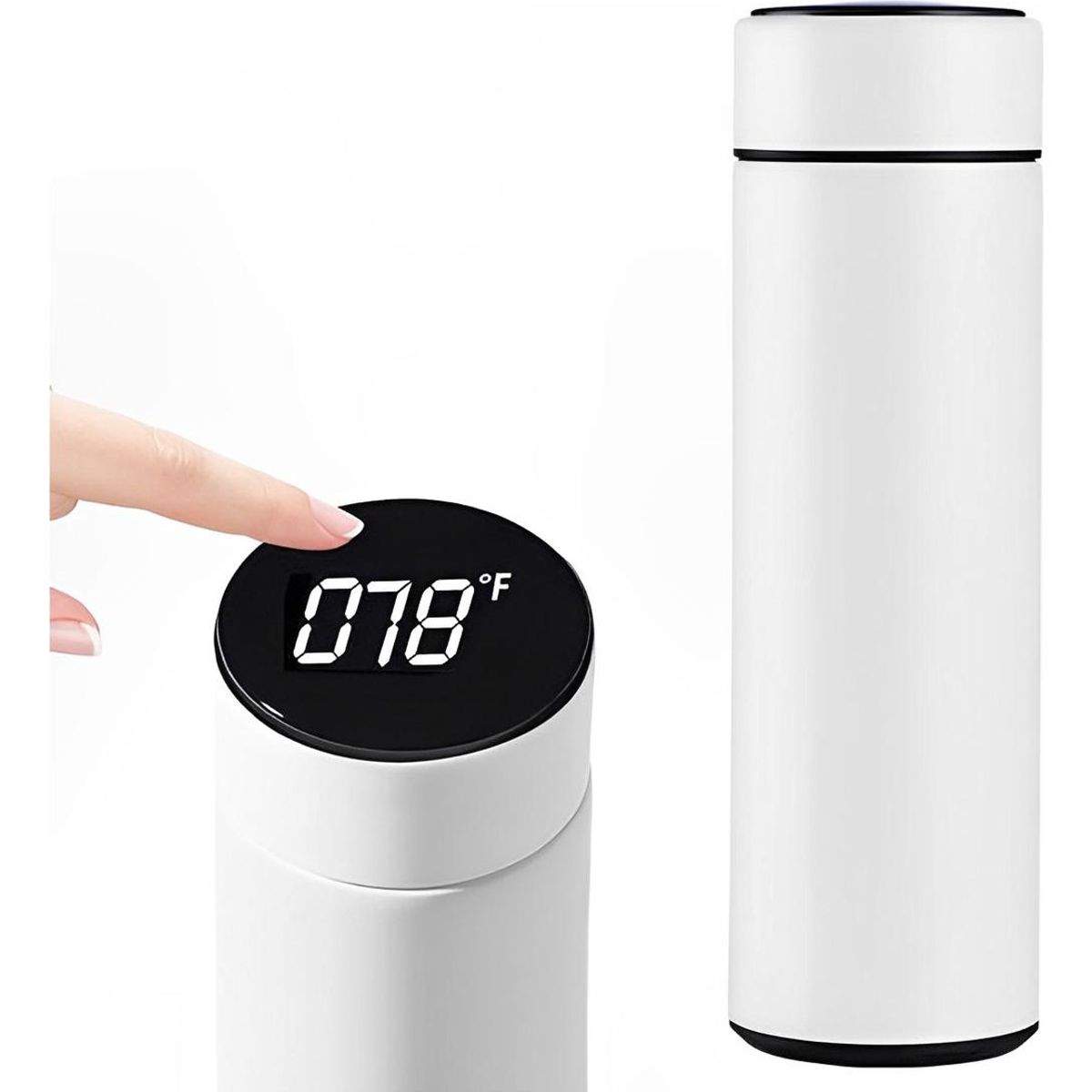 GENERICO - Taza Termo Inteligente Táctil con Pantalla LED de 500ml