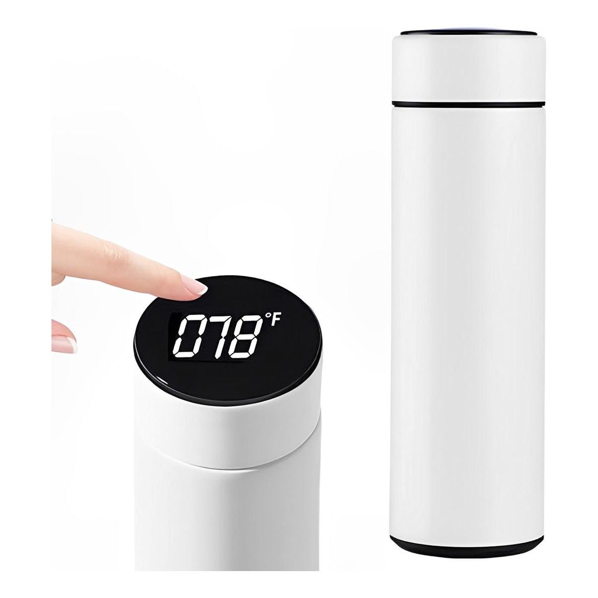 GENERICO - Taza Termo Inteligente Táctil con Pantalla LED de 500ml