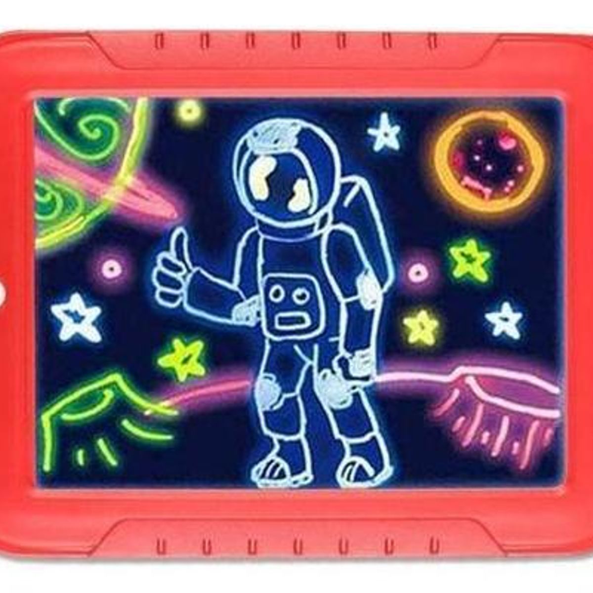 GENERICO - Pizarra Mágica LED para Niños con Plumones de Colores