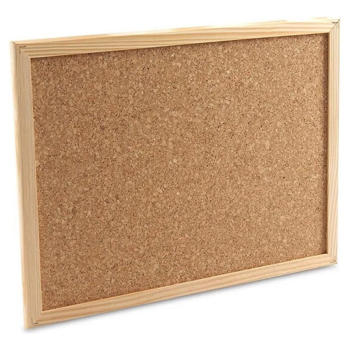 GENERICO - Pizarra de Corcho con Borde de Madera 20 x 30 cm