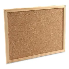 GENERICO - Pizarra de Corcho con Borde de Madera 20 x 30 cm
