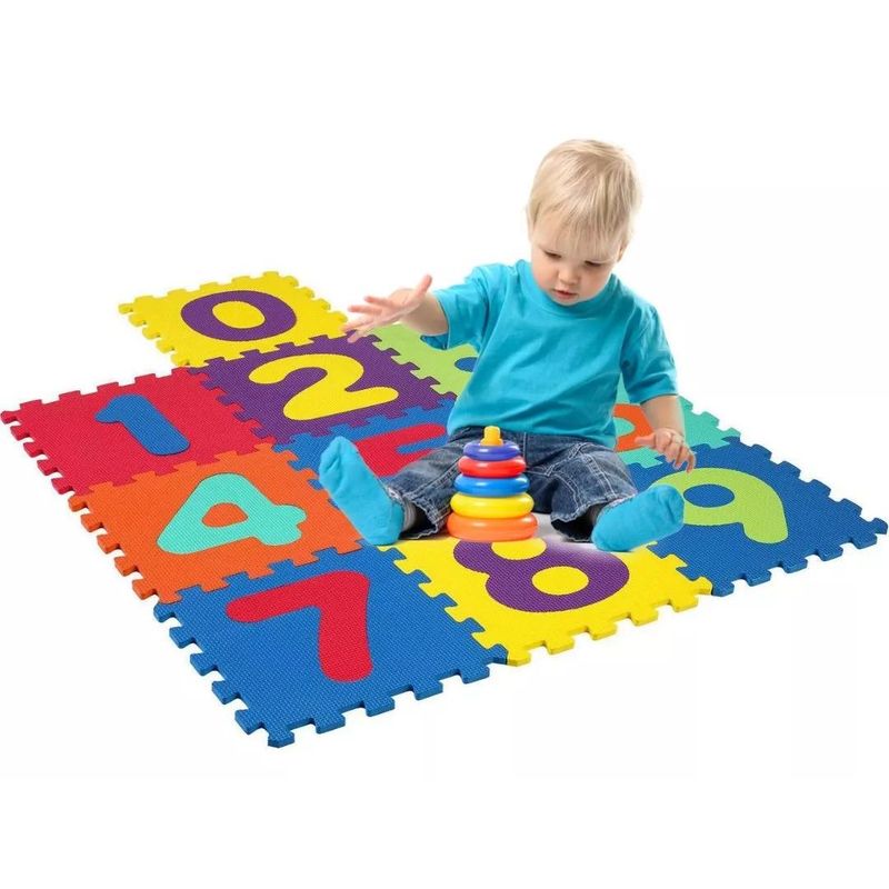 GENERICO - Set de 10 Cuadros de Goma EVA 30x30 para Niños