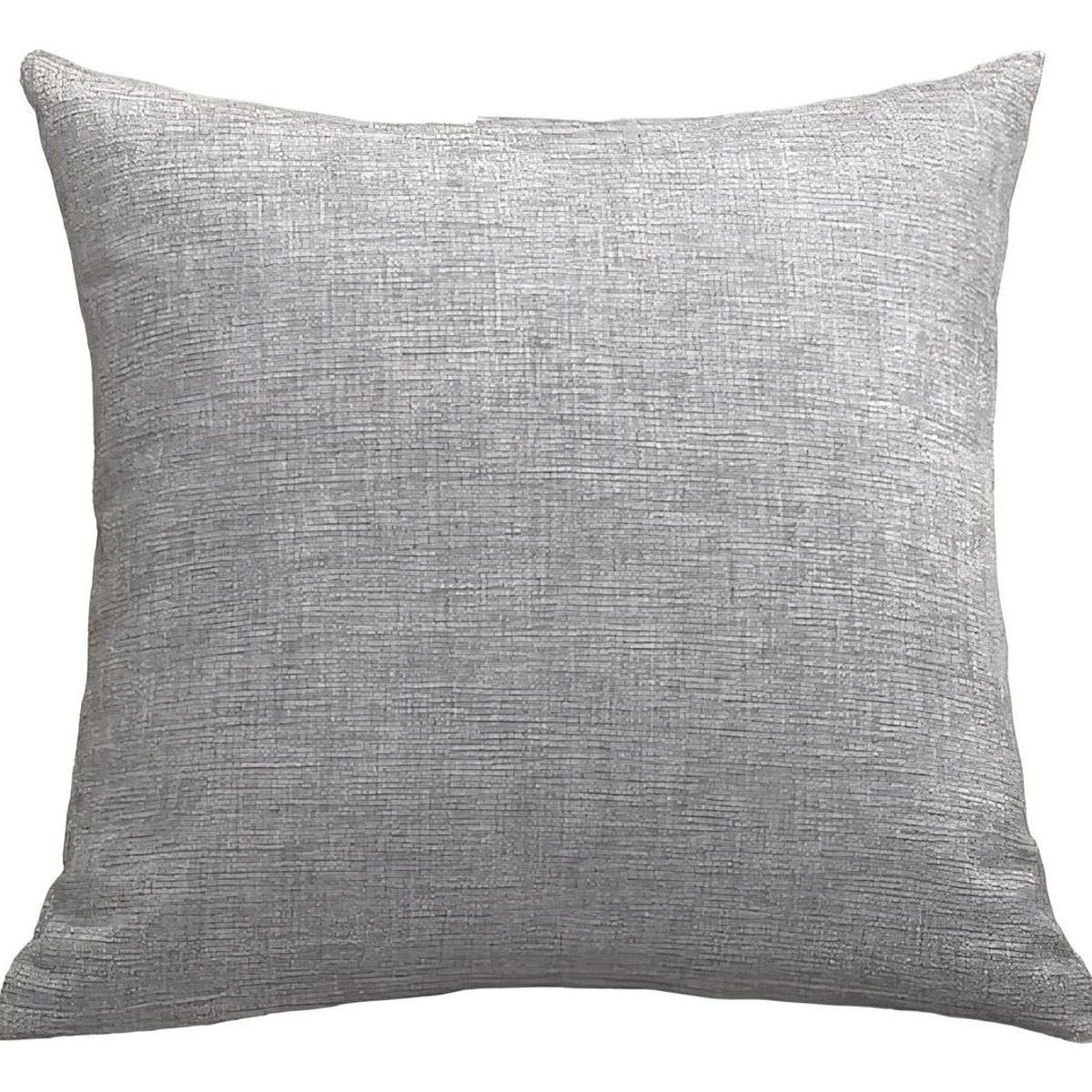 GENERICO - Pack de 6 Fundas de Cojín Cuadradas 43x43 Color Lino Gris