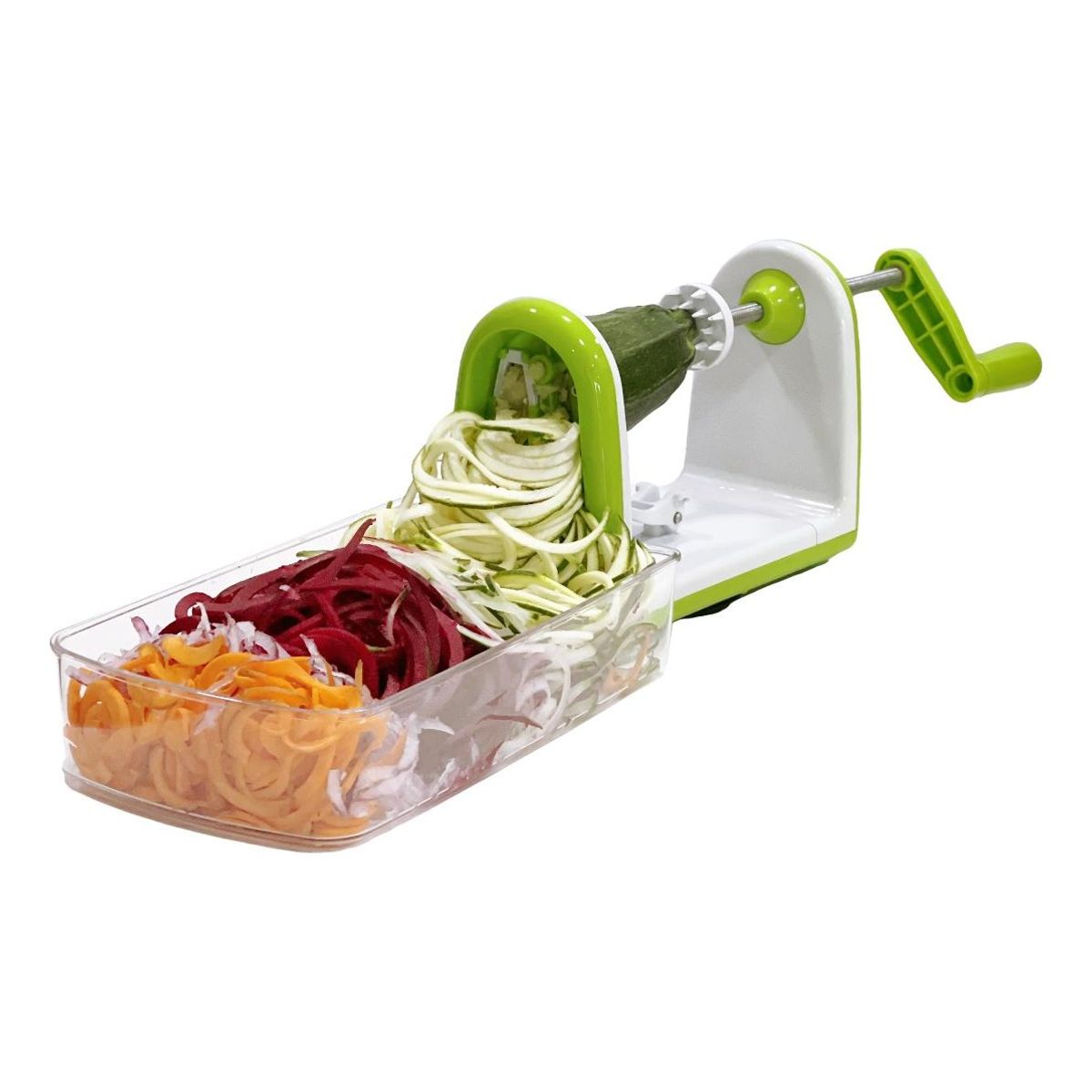 GENERICO - Cortador de Verduras en Espiral con 5 Cuchillas Inoxidable.