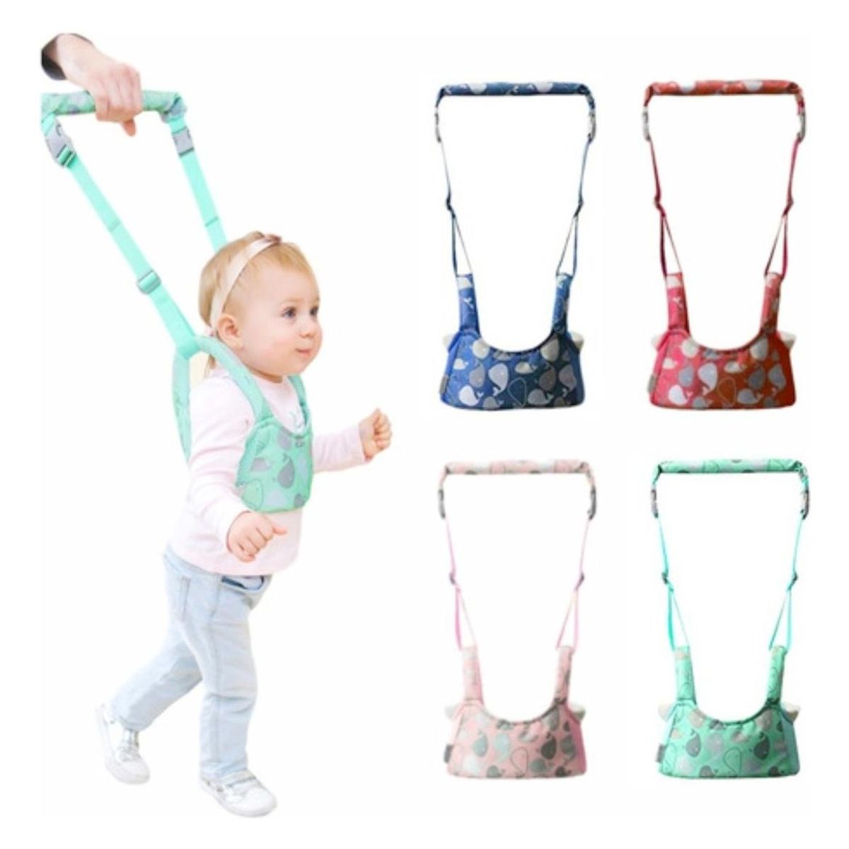 GENERICO - Arnés Rosa para Bebés Primeros Pasos con Correas Ajustables